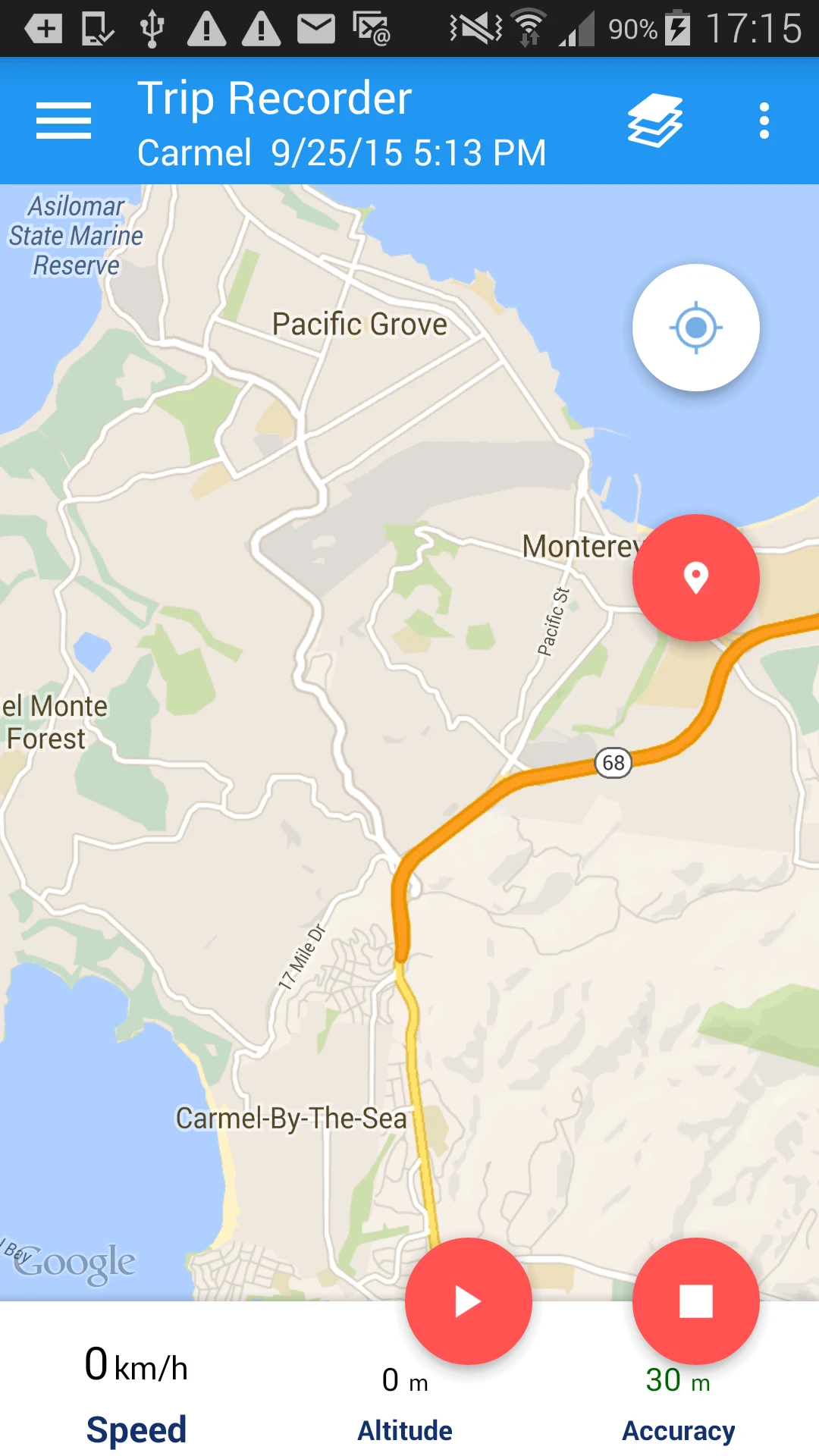 Track My Trip - GPS Tracking screenshot